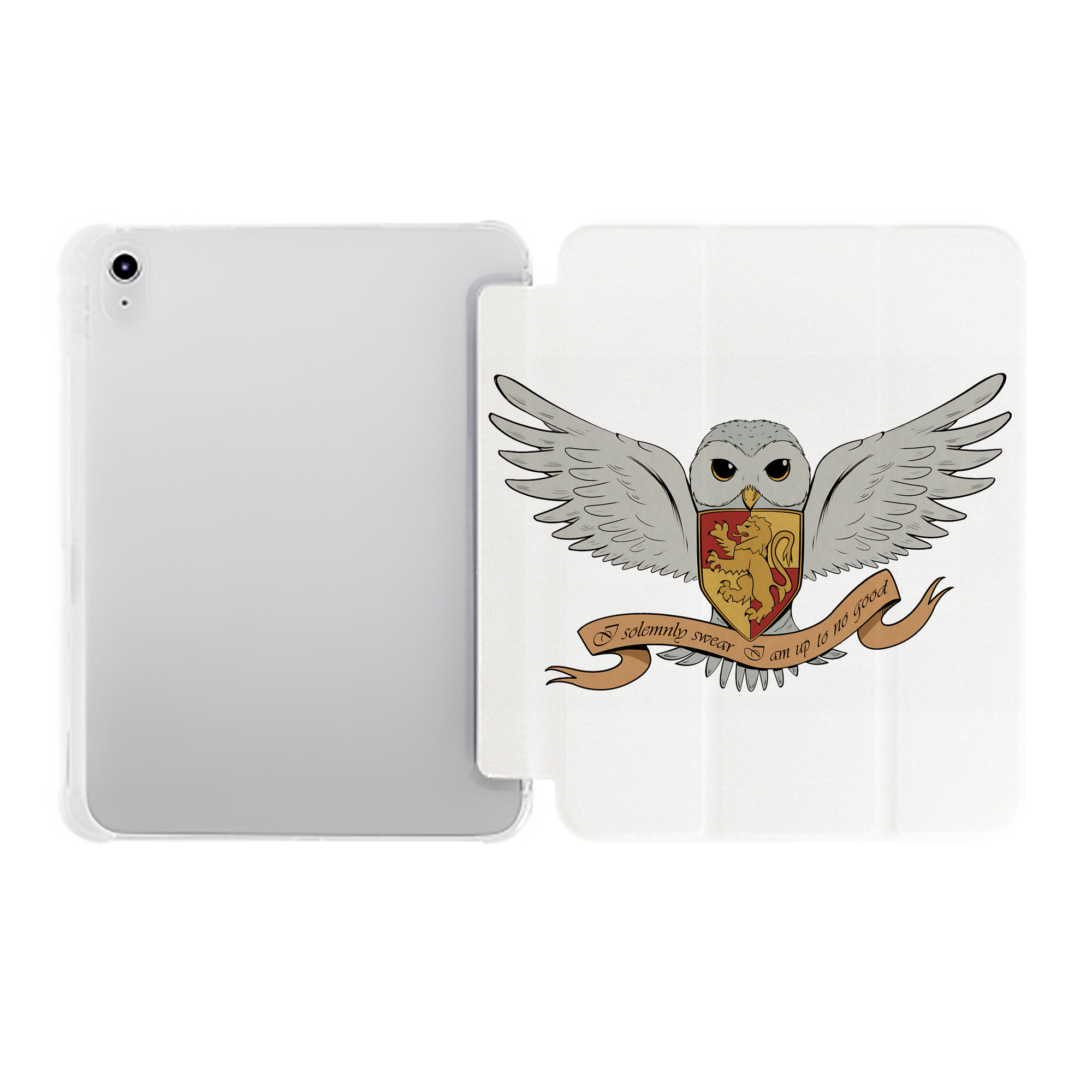 （画像用） Harry Potter ハリー・ポッターシリーズ IPad ケース ペン収納付き 三つ折りスタンド PUレザー×シリコン 対応機種9.5/10.5/10.9インチ
